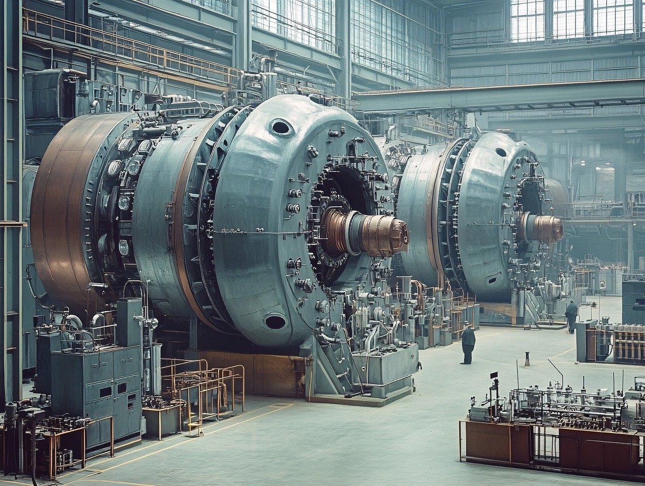 Erection of Equipment (Both Rotary and Stationary)
